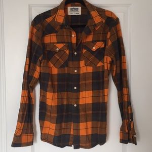 90’s Orange Flannel